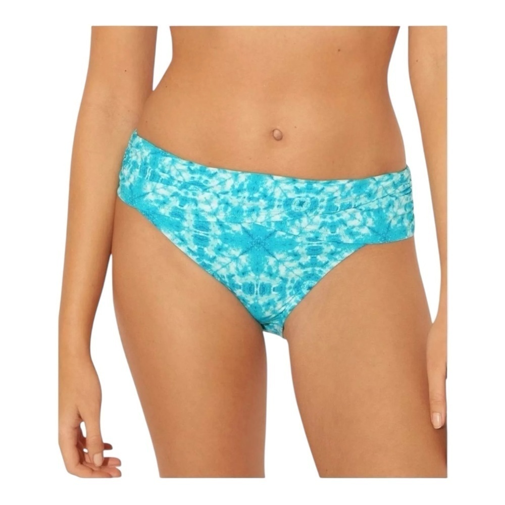 Bleu By Rod Beattie Make Waves Sarong Hipster Bikini Bottoms NWT